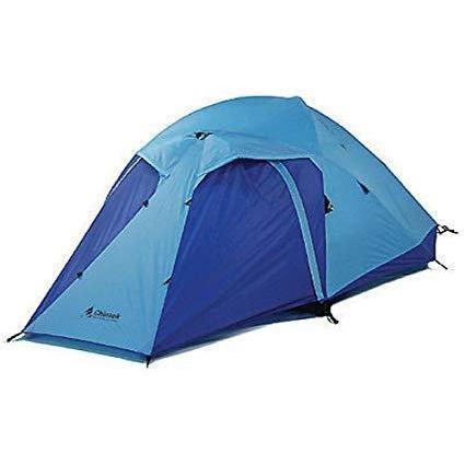 Extra Long Chinook Cyclone 3 Person Dome Tent, Aluminum-Fit Bitzz