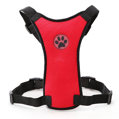 Nylon Mesh Dog Safety Car Seat Harness Seat Belt